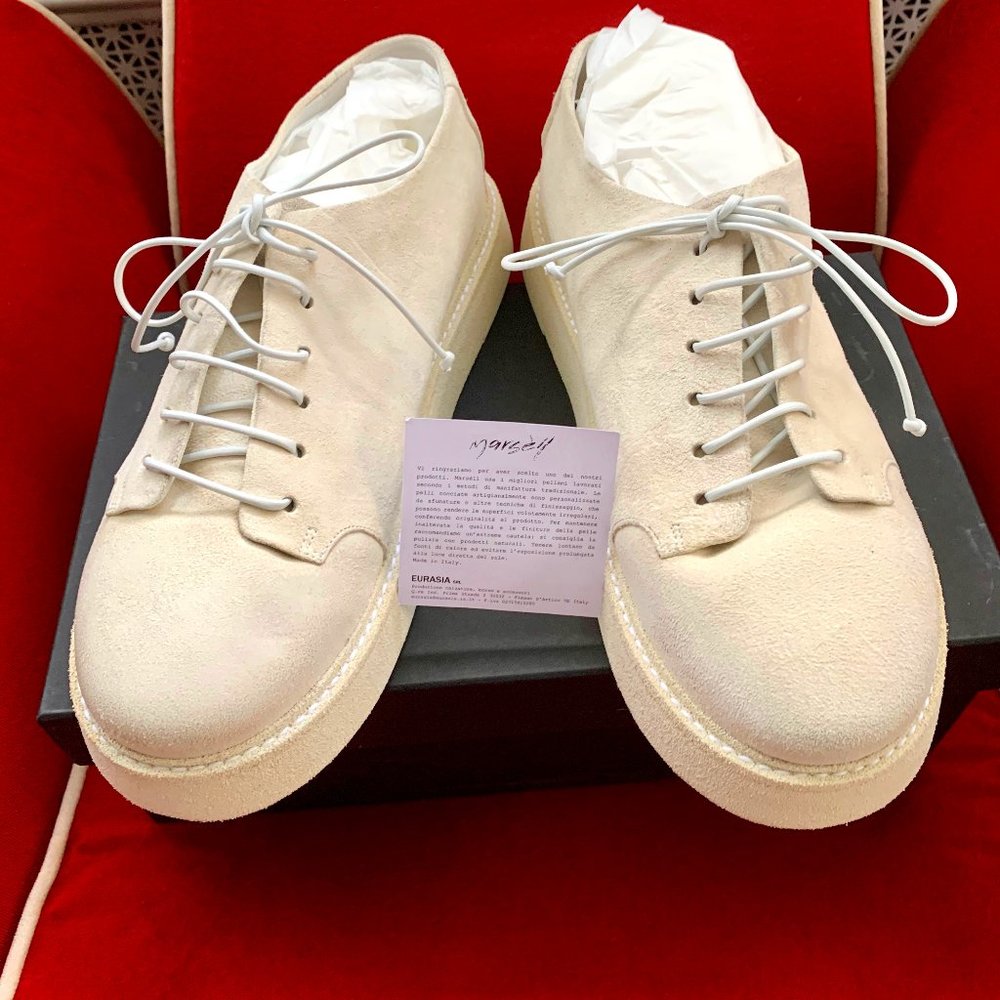 MEN'S MARSELL SUEDE ZAMPOGNA DERBY SHOES